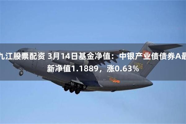 九江股票配资 3月14日基金净值：中银产业债债券A最新净值1.1889，涨0.63%