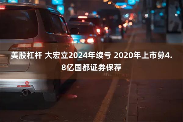 美股杠杆 大宏立2024年续亏 2020年上市募4.8亿国都证券保荐