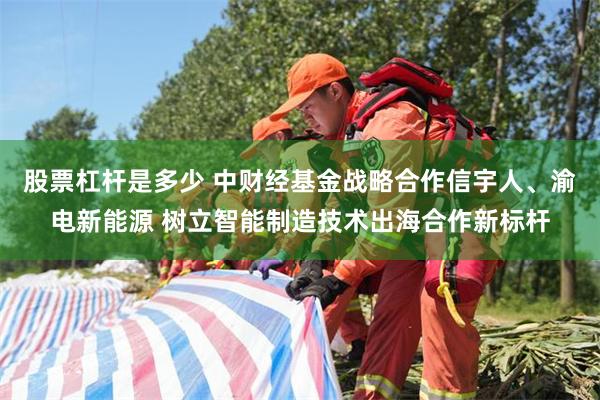 股票杠杆是多少 中财经基金战略合作信宇人、渝电新能源 树立智能制造技术出海合作新标杆