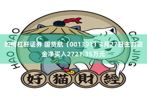 如何杠杆证券 国货航（001391）3月27日主力资金净买入2721.35万元