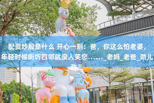 配资炒股是什么 开心一刻：爸，你这么怕老婆，年轻时候街坊四邻就没人笑您……_老妈_老爸_劲儿