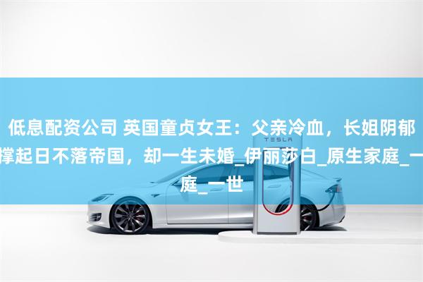 低息配资公司 英国童贞女王：父亲冷血，长姐阴郁，撑起日不落帝国，却一生未婚_伊丽莎白_原生家庭_一世